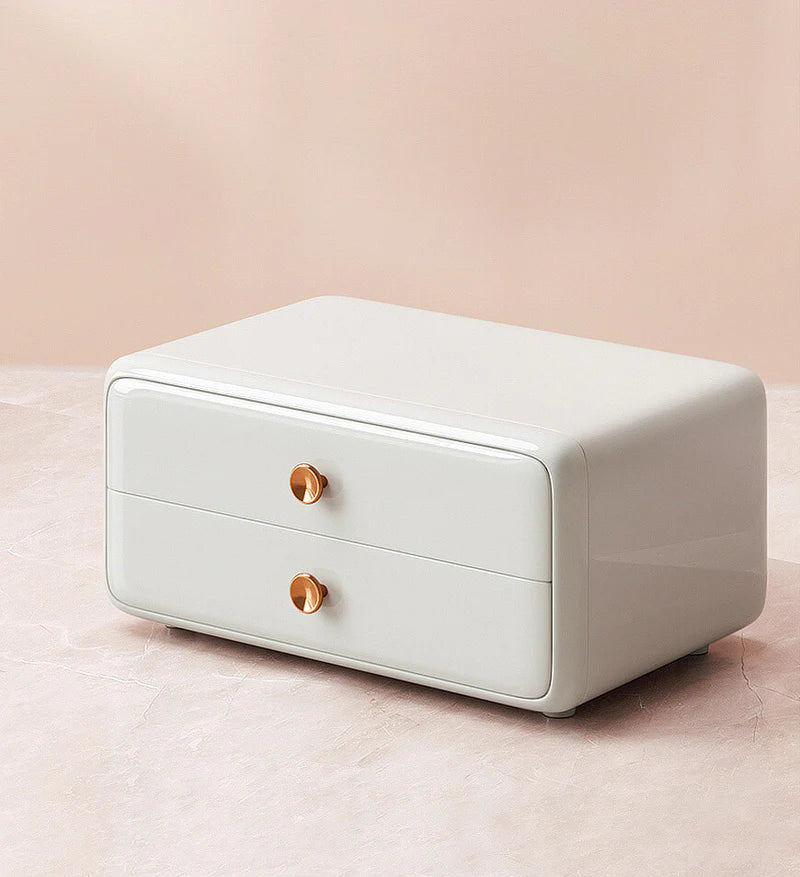 علبة تخزين مستحضرات تجميل متعددة المهام مع فواصل