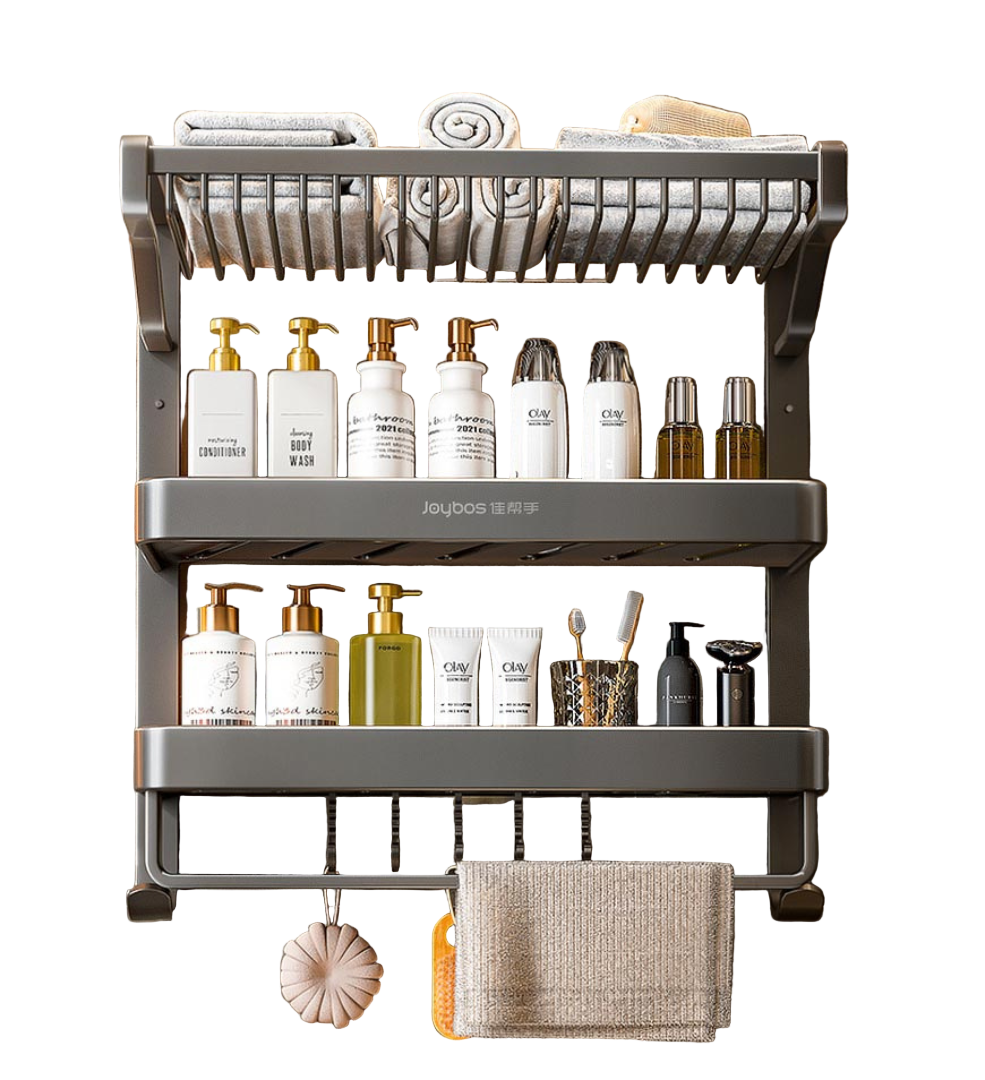 رف تخزين متعدد الاستخدامات للحمام من جوي بوس