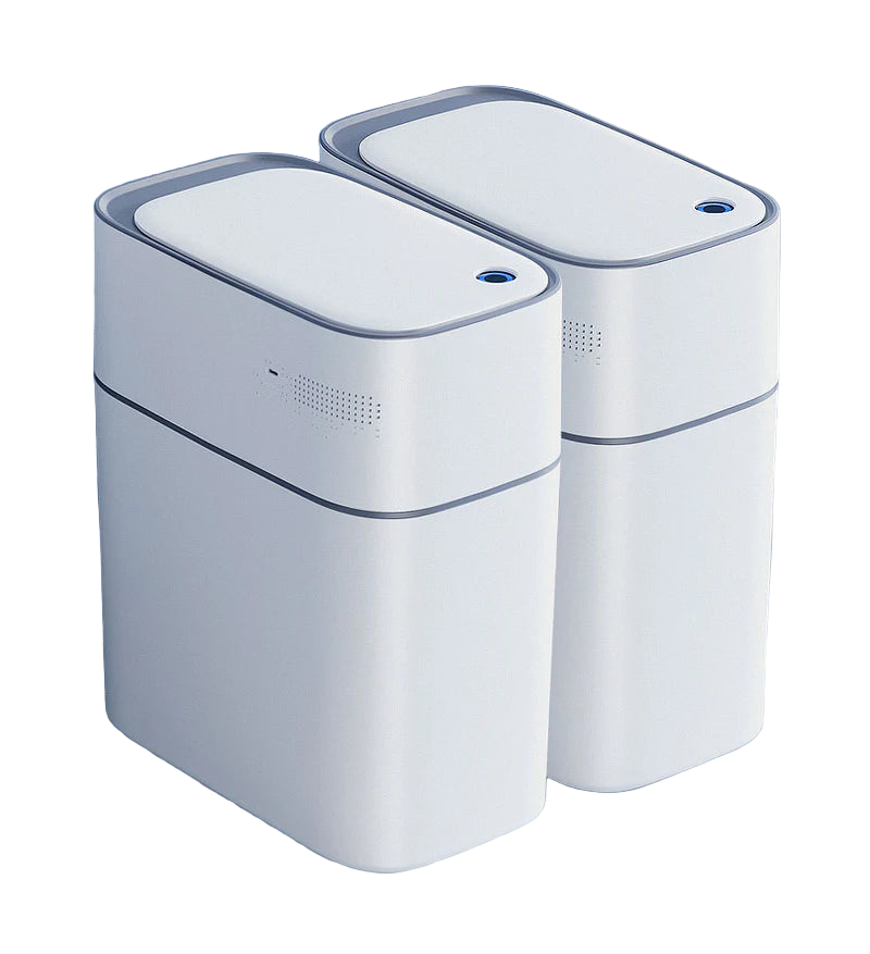 سلة مهملات ذكية بدون لمس بمستشعر حركة