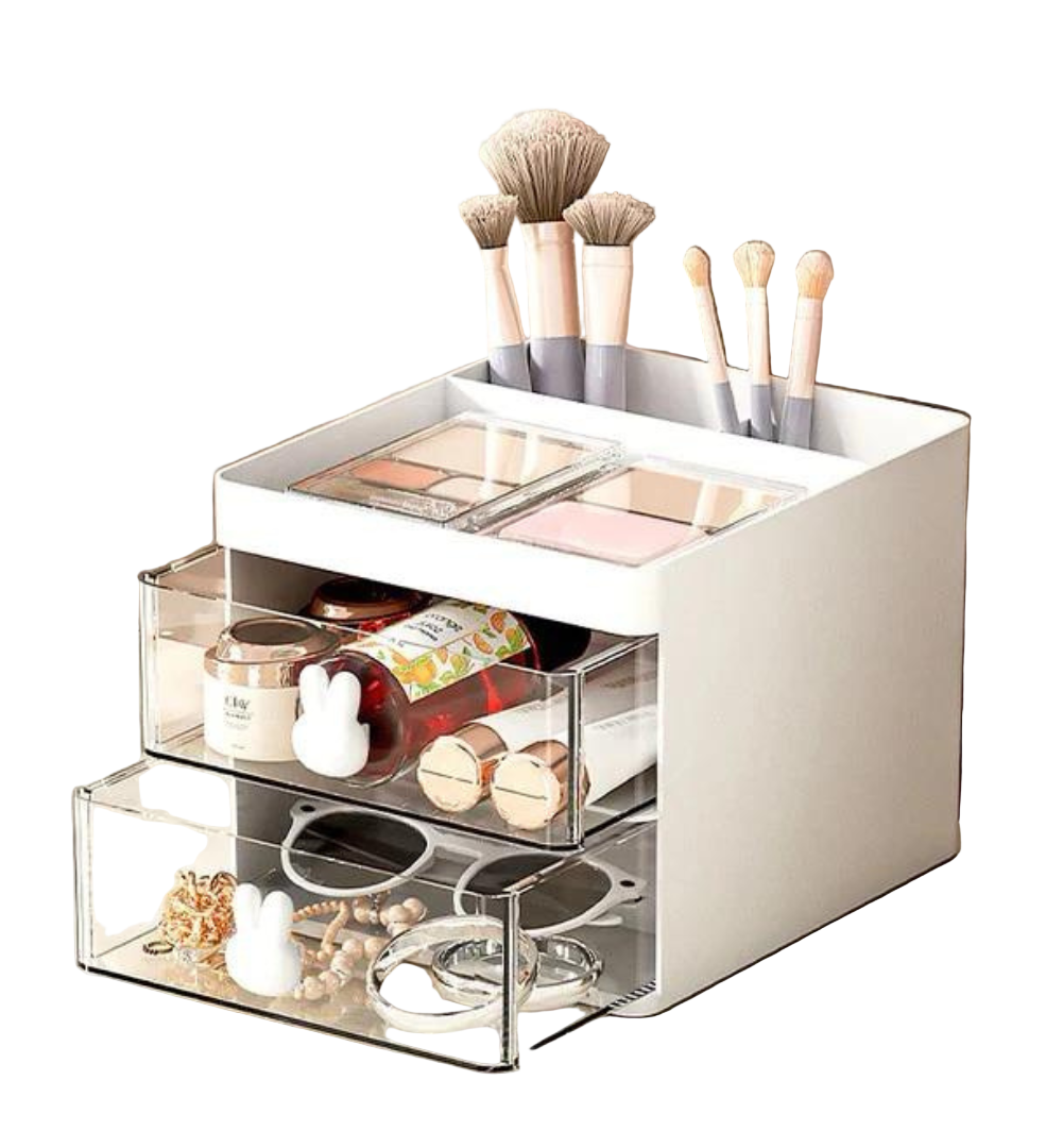 منظم مكياج وأدوات التجميل مع أدراج من جوي بوس