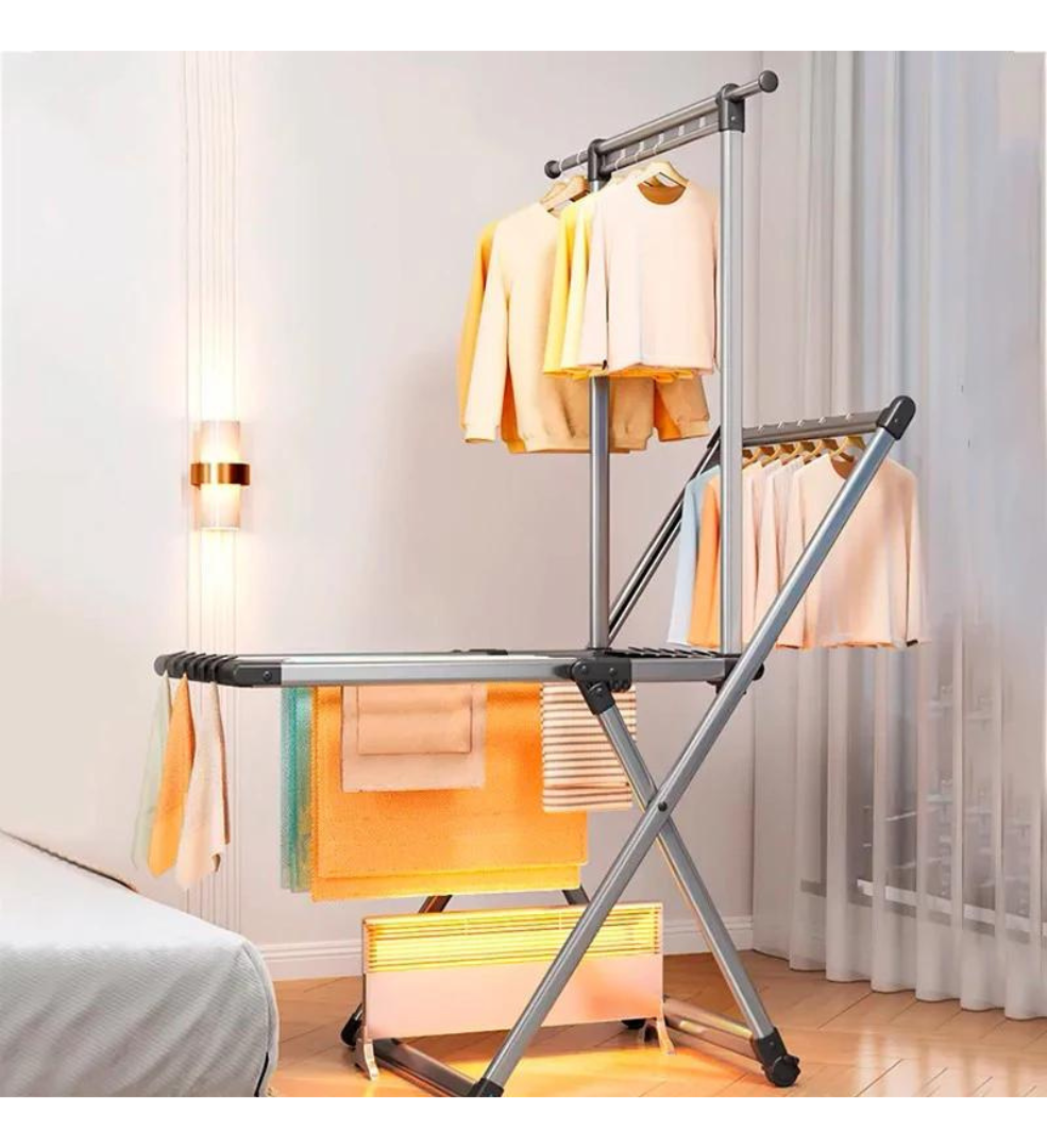 منشر ملابس متعدد الطبقات قابل للطي من جوي بوس